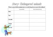 English Worksheet: endangered animals