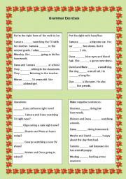 English Worksheet: Grammar