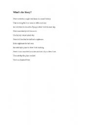 English Worksheet: Whats the Story?