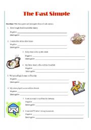 The Past Simple: Negative & Interrogative Forms