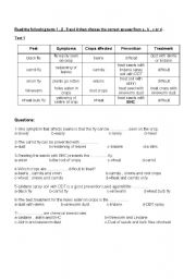 English worksheet: crops