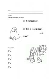 English Worksheet: IS IT . . .?