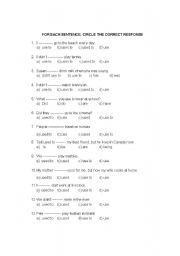 English Worksheet: food practice