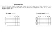 English Worksheet: Alphabet battleship