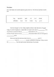 English Worksheet: transport