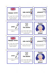 English Worksheet: pupils tasks for group work