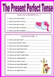 English Worksheet: Present Perfect