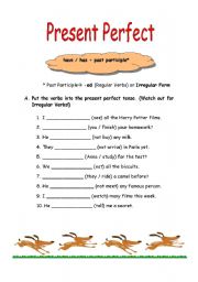 English Worksheet: Present Perfect