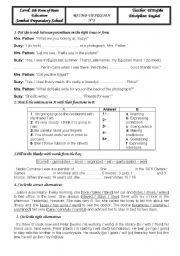 English Worksheet: revision