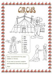 English Worksheet: CIRCUS