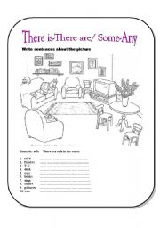 There is- There are/ Some- Any