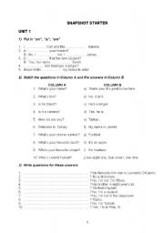 English Worksheet: GRAMMAR EXERCISES