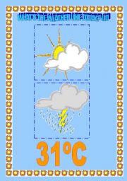 English Worksheet: Whats the weather like today? (Weather Flashcards) Part II