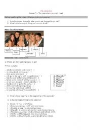 English Worksheet: Friends - tow no ones ready