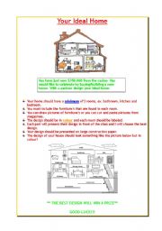 English Worksheet: Your Ideal Home