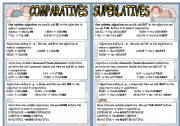 English Worksheet: Comparative and superlatives