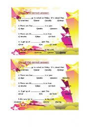 English Worksheet: adverbs frequency