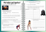 What makes a good superhero?