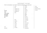 English worksheet: making sentences