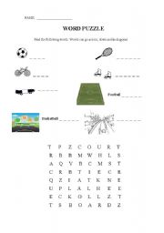 English worksheet: SPORTS