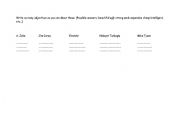 English Worksheet: practice adjectives