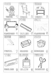 English Worksheet: MEMORY GAME