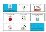 English Worksheet: Snoopy Comics Book