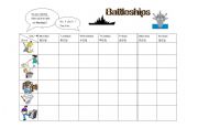 English Worksheet: Chores Battleships Game - Do you have to....?