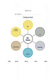 English Worksheet: going aroung