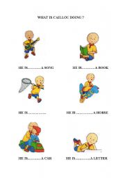English Worksheet: ACTIONS