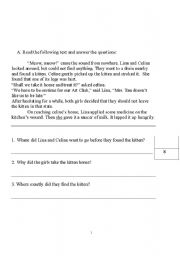 English Worksheet: worksheet