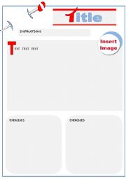 English worksheet: Template 8