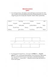 English Worksheet: Buildings