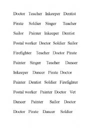 English Worksheet: Family bingo