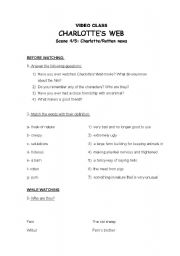 English Worksheet: CHARLOTTES WEB