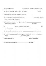 English Worksheet: student placement test