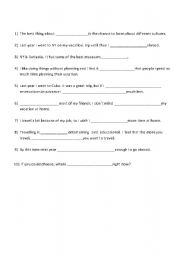 English Worksheet: student placement test
