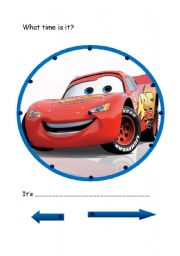 English Worksheet: What time is it?