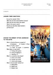 Bedtime Stories -Movie-based activities