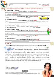 English Worksheet: Passive Voice II