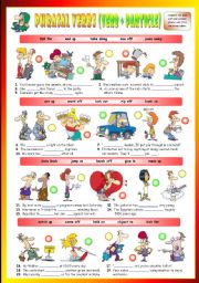 English Worksheet: Phrasal Verbs (Tenth series). Exercises (Part 2/3). Key included!!! 