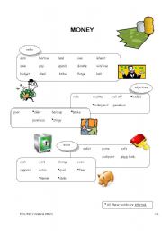 English Worksheet: Money Vocabulary