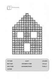 English Worksheet: Family (step 2)