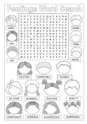 FEELINGS WORD SEARCH