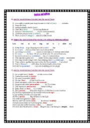 English Worksheet: prefixes and suffixes (2)