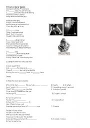 English Worksheet: If I were a boy by beyonce