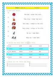 English worksheet: Verbs