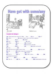 English Worksheet: Have got with some/ any