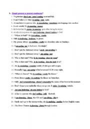 English Worksheet: ever tense