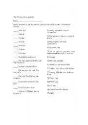 English Worksheet: Vocabulary and Other Interesting Facts in The Witches by Roald Dahl